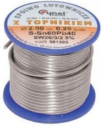 Изображение Ergom Drut do lutowania 2mm 20g DW 2,00/TLR cyna (E05ML-01010200801)