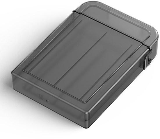 Picture of Etui ochronne PPH-25 pudeko na dysk 2.5'' - póprzezroczyste. szare ORICO