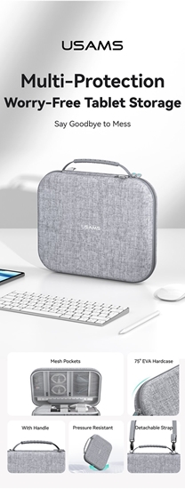 Picture of Etui ochronne USAMS JX Series na tablet  12.6" szary