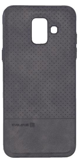 Picture of Evelatus Samsung Galaxy A6 2018 TPU case 1 with metal plate (possible to use with magnet car holder) Black