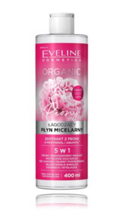 Attēls no Eveline Organic Peony Micellar Water 400 ml