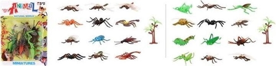 Picture of Figurka Swede Zestaw kolorowych owadów 12szt MIX