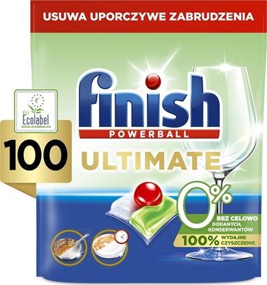 Изображение Finish Kapsuki do zmywarki Ultimate 0% 100 szt.