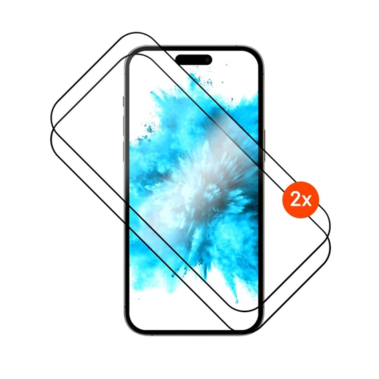 Picture of Fixed Screen protector | Apple | iPhone 17 | Tempered glass | Black | Full Cover 2.5D