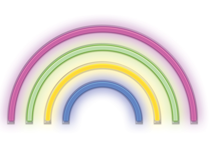 Attēls no Forever Light FLNE14X RAINBOW Neon LED Sighboard