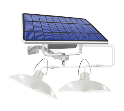 Attēls no Forever Light SUNARI Solar Double Lamp LED / FLS-80 / 6W / 520lm / 4500K / 5500mAh