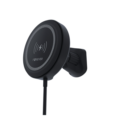 Attēls no Forever MACH300 Qi2 Magnetic with wireless charging Car Holder smartphone