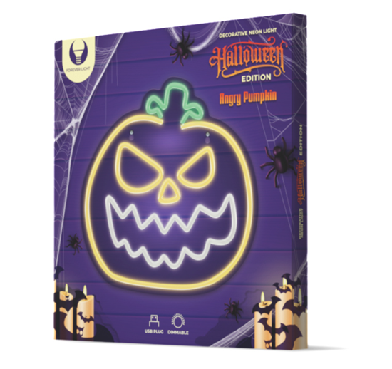 Изображение Forever Neolia ANGRY PUMPKIN Neon LED Sighboard