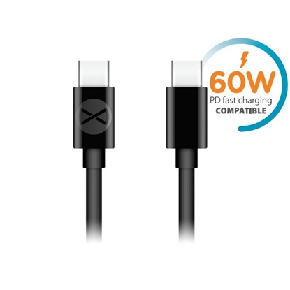 Attēls no Forever USB-C - USB-C 60W Cable 1m