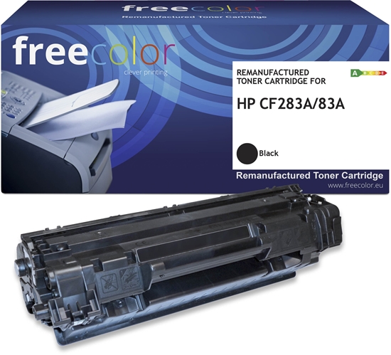 Picture of Toner Freecolor Toner HP 83A (CF283A) black 3000 stron remanufactured