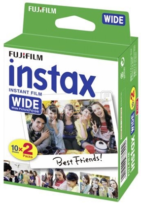 Attēls no Fujifilm | Instax Wide Glossy (10plx2) Film | 108 x 86 mm | Quantity 20