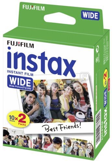 Изображение Fujifilm | Instax Wide Glossy (10plx2) Film | 108 x 86 mm | Quantity 20
