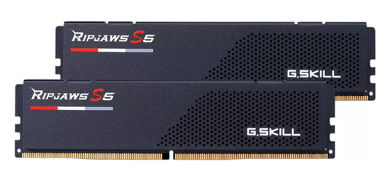 Изображение Pamięć PC DDR5 32GB (2x16GB) Ripjaws S5 6400MHz CL32 XMP3 czarna