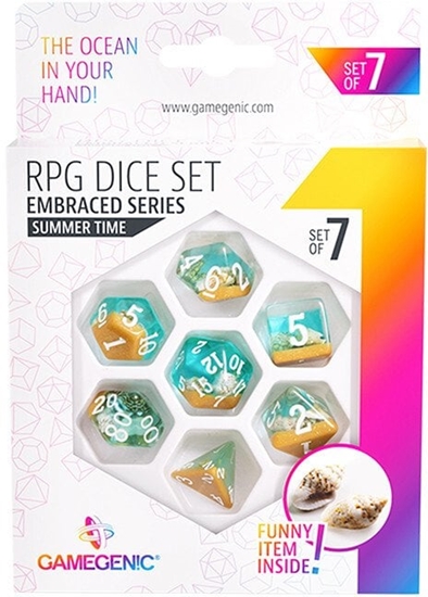 Изображение Gamegenic Embraced Series - RPG Dice Set - Summer Time