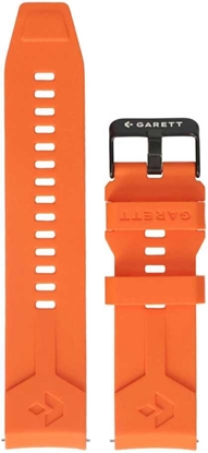 Picture of Garett V 22mm Vibrant Orange Silicone Strap