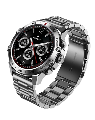 Attēls no Garett V14 Silver steel Smartwatch