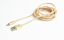 Picture of Gembird cotton braided micro USB cable 2.0 1.8M Gold