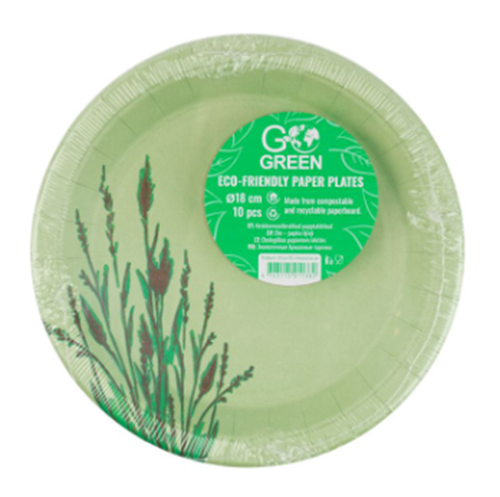 Picture of Go Green Paper Plates 18cm 10pcs