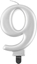 Изображение GoDan wieczka urodzinowa "9" srebrna 8cm