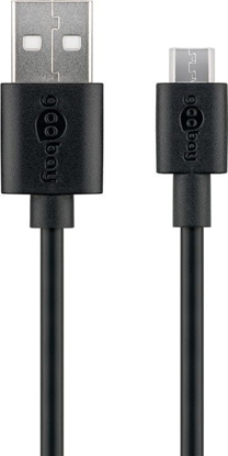 Picture of Goobay | Micro USB charging and sync cable | 46800 | USB-A to micro-USB USB 2.0 male (type A) | USB 2.0 micro male (type B)