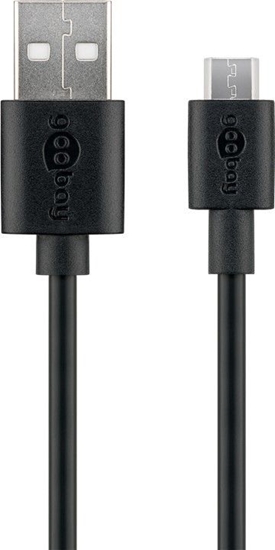 Picture of Goobay | Micro USB charging and sync cable | 46800 | USB-A to micro-USB USB 2.0 male (type A) | USB 2.0 micro male (type B)