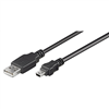 Изображение Goobay | USB 2.0 Hi-Speed cable | USB-A to mini-USB USB 2.0 male (type A) | USB 2.0 mini male (type B, 5-pin)