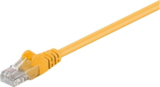 Picture of Goobay Goobay 68376 CAT 5e patch cable, U/UTP, yellow, 5 m