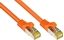 Attēls no Good Connections RJ45 Patch Cable withCat.7 RohCable and Rastnasenschutz (RNS), S/FTP, PiMF, halogen free, 600MHz, OFC, orange, 0,5m, Good Connections (8070R- 005O)