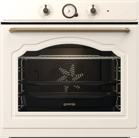 Picture of Gorenje | Oven | BOS67371CLI | 77 L | Multifunctional | EcoClean | Mechanical control | Steam function | Height 59.5 cm | Width 59.5 cm | Beige