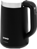 Picture of GORENJE Kettle | K17TRDW | Electric | 2200 W | 1.7 L | Plastic/Metal | 360° rotational base | Black