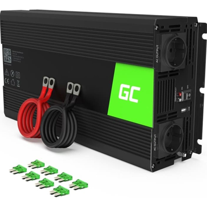 Изображение Green  Cell INV22 Pure Sine Wave 1500 W Inverter