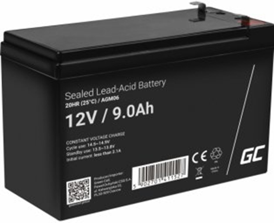 Изображение GreenCell AGM06 UPS Battery 12V / 9Ah