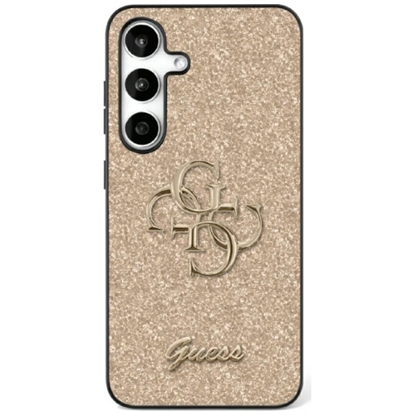 Attēls no Guess Fixed Glitter Big 4G Metal Logo Case for Samsung Galaxy S25 Ultra