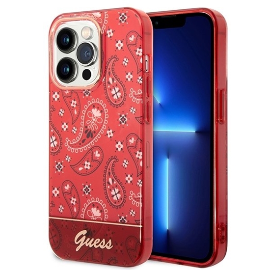 Picture of Guess GUHCP14XHGBNHR Back Case for Apple iPhone 14 Pro Max