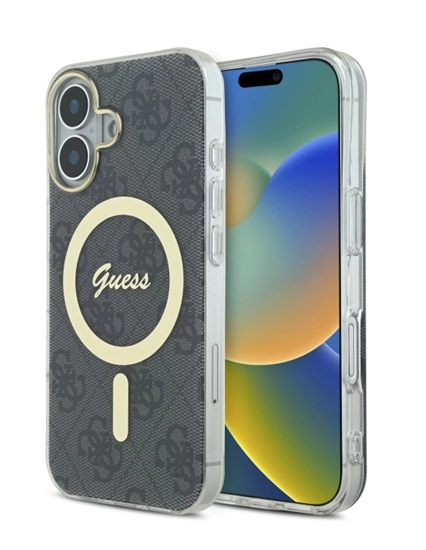 Picture of Guess IML 4G MagSafe Back Case for Apple iPhone 16