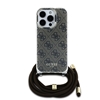 Изображение Guess IML 4G Printed Crossbody Strap Case for iPhone 16 Pro Max / Brown