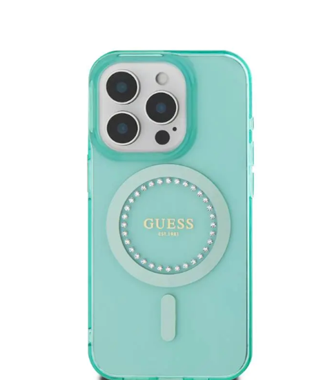 Изображение Guess IML Rhinestones MagSafe Case for Apple iPhone 16 Pro
