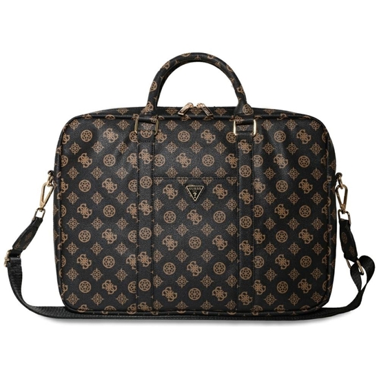 Изображение Guess Peony Front Pocket & Zipper Triangle Logo Computer Bag for 16"