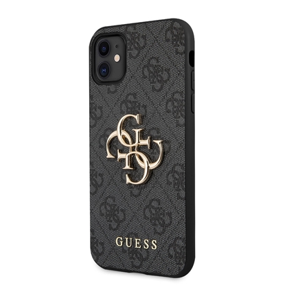 Picture of Guess PU 4G Metal Logo Case for iPhone 11 / Grey