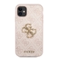 Изображение Guess PU 4G Metal Logo Case for iPhone 11 Pink