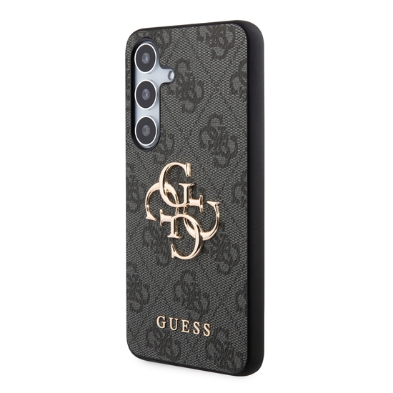 Изображение Guess PU 4G Metal Logo Case for Samsung Galaxy S24 Grey