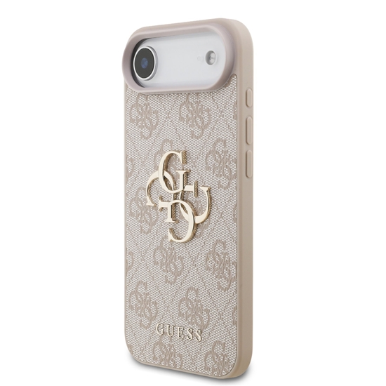 Picture of Guess PU 4G Metal Logo Strap Case for Apple iPhone 17 Air Pink