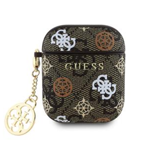 Picture of Guess PU 4G Peony Charm Case for Apple AirPods 1/2