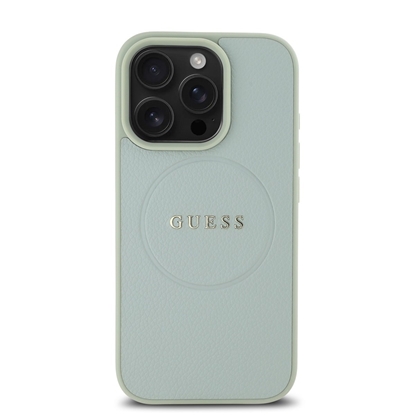 Изображение Guess PU Grained Classic Logo MagSafe Case for Apple iPhone 16 Pro