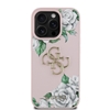 Picture of Guess PU Grained Roses 4G Metal Logo Case for Apple iPhone 16 Pro