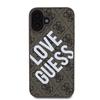 Изображение Guess PU Leather 4G Big Love Logo MagSafe Case for iPhone 16 / Brown