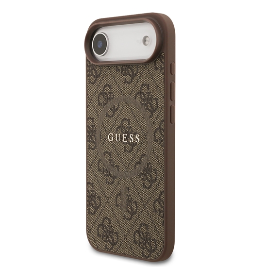 Изображение Guess PU Leather 4G Colored Ring MagSafe Case for iPhone Air / Brown