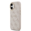 Picture of Guess PU Leather 4G Gold Frame MagSafe Case for iPhone 17 / Pink