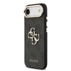 Изображение Guess PU Leather 4G Metal Logo Gold Frame Case for iPhone Air / Black