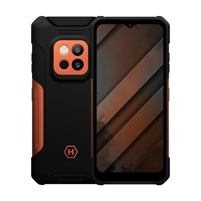 Изображение Hammer Construction | 2 Thermal 5G | Orange | 6.58 " | IPS | 1080 x 2408 pixels | Mediatek | Dimensity 6300 | Internal RAM 8 GB | 256 GB | microSD | Dual SIM | Nano SIM + eSIM | 3G | 4G | 5G | Main camera resolution 108 MP | Secondary camera resolution 32